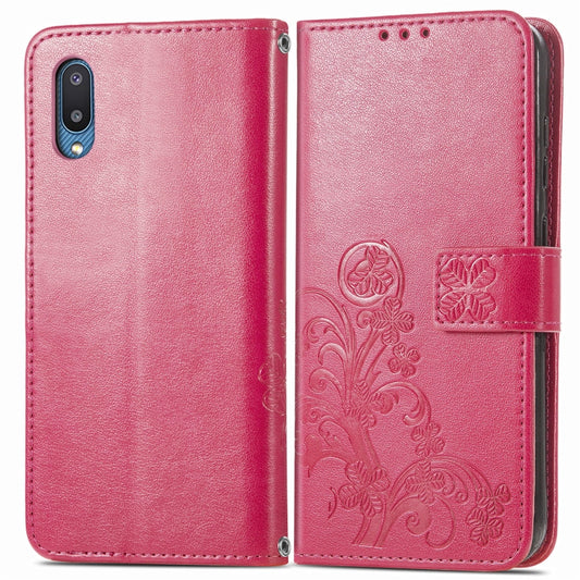 Four-leaf Clasp Embossed Buckle Mobile Phone Protection Leather Case with Lanyard & Card Slot & Wallet & Bracket Function, For Samsung Galaxy A02, For Xiaomi Redmi Note 10 4G, For Google Pixel 5A, For OPPO A93 5G, For LG Stylo 7, For Motorola E7 Power
