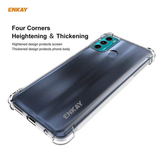 ENKAY Hat-Prince Coque antichoc transparente en TPU, étui souple antidérapant, pour Motorola Moto G60 / G40 Fusion, pour Motorola Moto G50, pour OnePlus 9R, pour Sony Xperia 5 III, pour Sony Xperia 10 III, pour Xiaomi Mi 11 Pro, pour Xiaomi Mi 11 Lite 5G