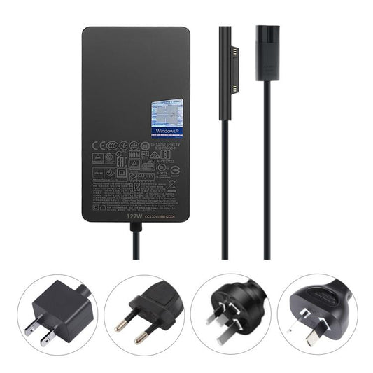 127W 15V 8A AC Adapter Charger For Microsoft Surface Book 3 1932, UK Plug