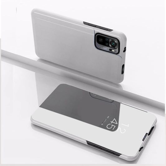 Plated Mirror Horizontal Flip Leather Case with Holder, For Xiaomi Redmi Note 10 5G, For Xiaomi Mi 11, For Xiaomi Mi 11 Pro, For Xiaomi Mi 11 Lite, For OPPO Realme C20
