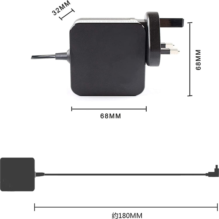For ASUS 19V 1.75A S200 S200EX202E X202 X201E X201 Laptop Charger, UK Plug, EU Plug, US Plug