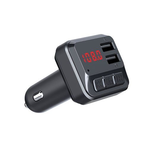 C6 Kit voiture transmetteur FM mains libres sans fil avec modulateur MP3 double chargeur USB 3.1A pour auto, C6