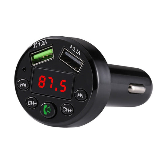 Transmetteur FM MP3 voiture double USB mains libres E6, E6