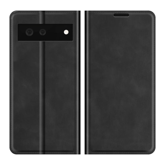 For Google Pixel 6 Retro-skin Business Magnetic Suction Leather Case with Holder & Card Slots & Wallet, For Google Pixel 6