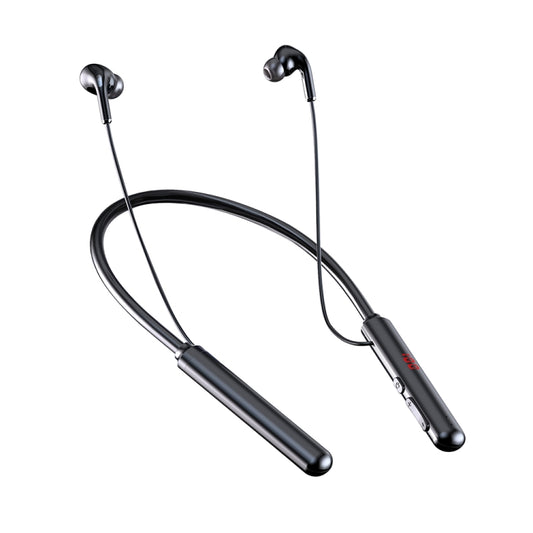 960 Neckband Magnetic Stereo Headphone with LED Display Support TF Card