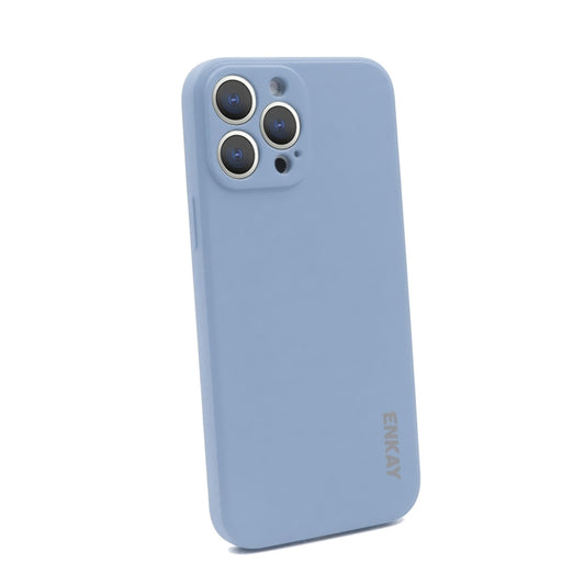 Hat-Prince ENKAY Coque de protection antichoc en silicone liquide avec protection contre les chutes + protecteur d'écran en verre trempé 9H pour iPhone 13 Pro, pour iPhone 13 Pro