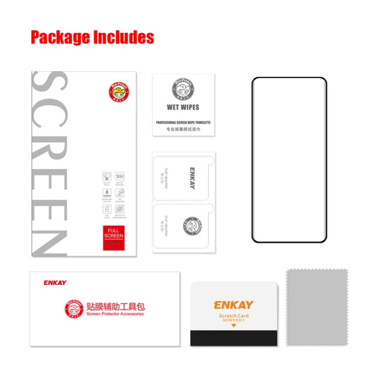 Pour Samsung Galaxy S21 Ultra ENKAY Film en verre trempé 3D incurvé à chaud de 0,26 mm, 1 pièce, 2 pièces, 5 pièces