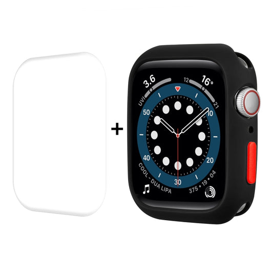 Étui en TPU ENKAY + Protection d'écran PET à couverture complète, pour Apple Watch Series 8 / 7 41mm, pour Apple Watch Series 8 / 7 45mm