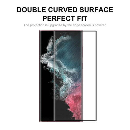 Pour Samsung Galaxy S22 Ultra ENKAY 3D incurvé anti-explosion protection complète en verre trempé plié à chaud, 1 pièce, 2 pièces, 5 pièces