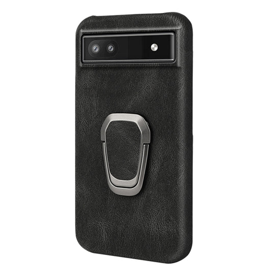 For Google Pixel 6a Ring Holder PU Phone Case, For Google Pixel 6a