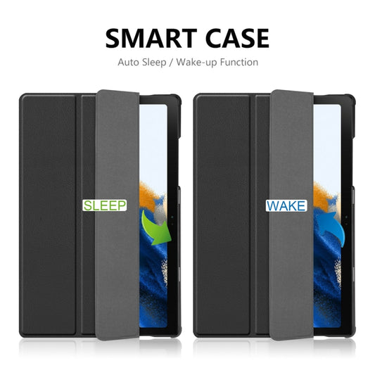 Für Samsung Galaxy Tab A8 10.5 2021 ENKAY Custer Texture Leder Smart Tablet Case, Für Samsung Galaxy Tab A8 10.5 2021
