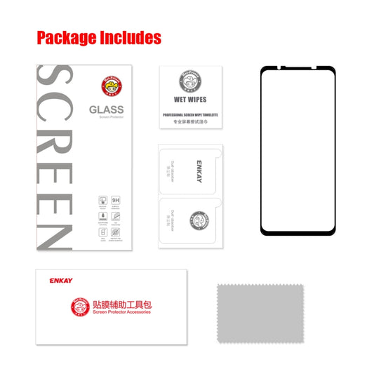 Pour ZTE Nubia Red Magic 7 ENKAY Protection d'écran en verre trempé 9H 2.5D de 0,26mm à colle intégrale, Pour ZTE Nubia Red Magic 7 (1 PC), Pour ZTE Nubia Red Magic 7 (2 PCS), Pour ZTE Nubia Red Magic 7 (5 PCS), Pour ZTE Nubia Red Magic 7 (10 PCS)