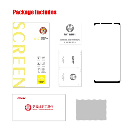 Pour ZTE Nubia Red Magic 7 ENKAY 6D Film de protection en verre trempé à colle intégrale, Pour ZTE Nubia Red Magic 7 (1 pièce), Pour ZTE Nubia Red Magic 7 (2 pièces), Pour ZTE Nubia Red Magic 7 (5 pièces)