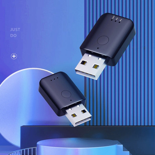 Récepteur Bluetooth 5.1 USB Voiture T50 Transmetteur FM pour Appels Mains Libres et Navigation, T50