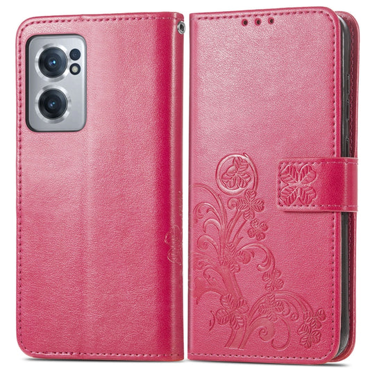 Four-leaf Clasp Embossed Buckle Leather Phone Case, For OnePlus Nord CE 2 5G, For Google Pixel 7 Pro 5G, For Google Pixel 7 5G, For Motorola Edge 30 Pro, For Sony Xperia Ace III