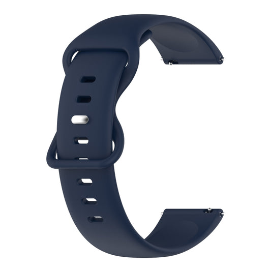 22mm Silicone Solid Color Watch Band, For Amazfit GTR 3, For Amazfit GTR 3 pro, For Amazfit GTR 2e, For Amazfit GTR 2, For Amazfit 3, For Amazfit GTR 47mm, For Amazfit Pace, For Amazfit Stratos, For Amazfit Stratos 2
