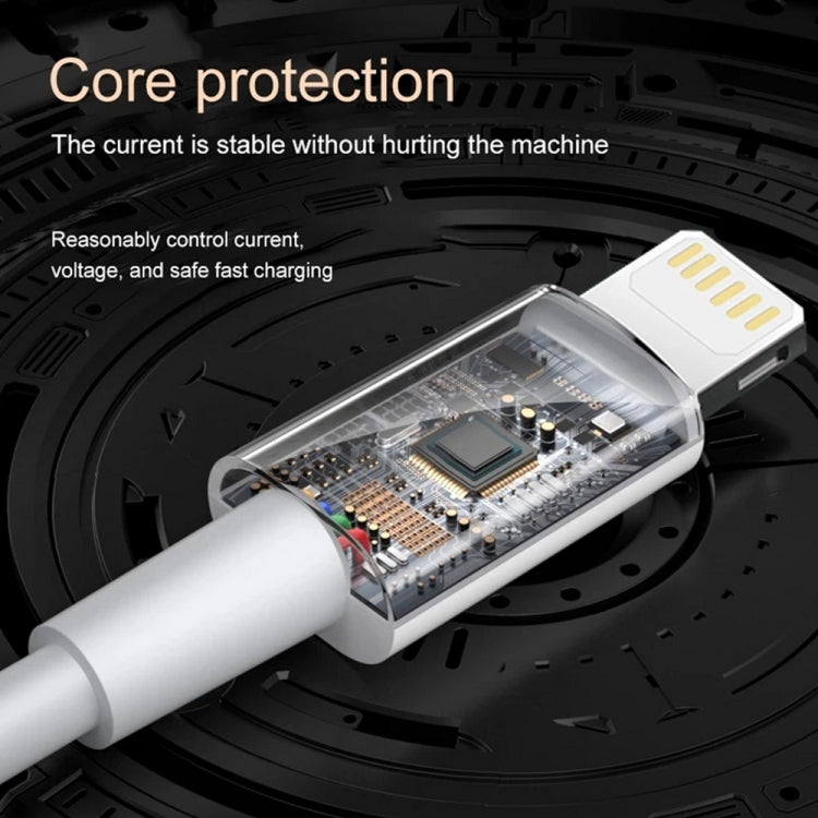 PD30W USB-C / Type-C to 8 Pin Fast Charging Data Cable for iPhone Series, 1.5m, 2m