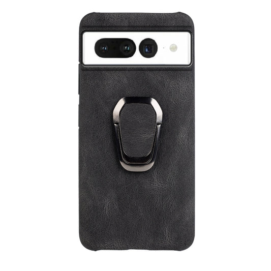 For Google Pixel 7 Ring Holder PU Phone Case, For Google Pixel 7