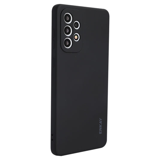 For Samsung Galaxy A73 5G ENKAY Liquid Silicone Soft Shockproof Phone Case, For Samsung Galaxy A73 5G