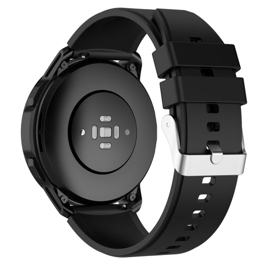 Protruding Head Silicone Strap Silver Buckle, For Huami Amazfit GTS 3 20mm, For Huami Amazfit GTS 2e 20mm, For Huami Amazfit GTS 2mini 20mm, For Huami Amazfit GTS 2 20mm, For Huami Amazfit Pop / Amazfit Pop Pro 20mm, For Huami Amazfit GTR 42mm / GTS 20mm
