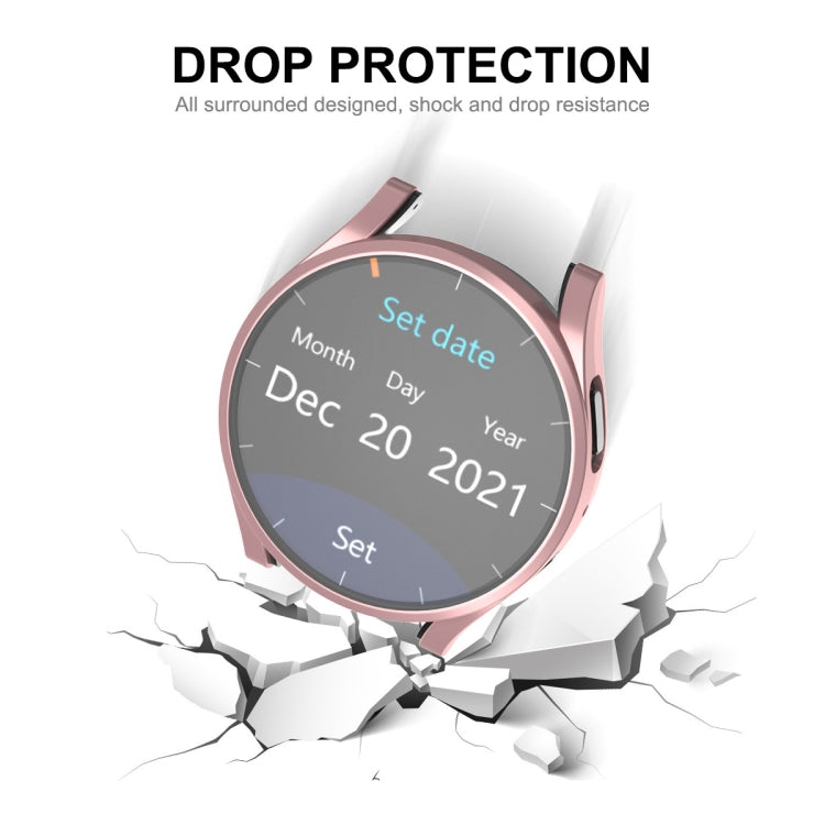 For Samsung Galaxy Watch5 44mm ENKAY Hat-Prince Full Coverage Electroplated Soft TPU Case