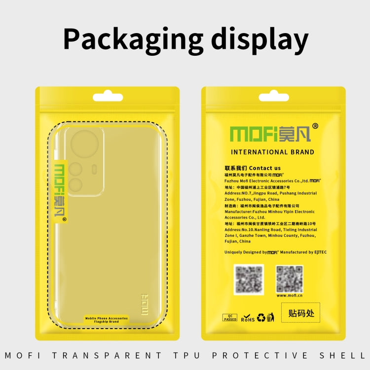 MOFI Ming Series Ultra-thin TPU Phone Case, For Xiaomi 12 / 12S / 12X, For Xiaomi 12 Pro / 12S Pro / 12 Pro Dimensity, For Xiaomi 12S Ultra, For Infinix Note 11G88 / 12G88, For Infinix Smart 6 / X6511b, For Tecno Spark 7