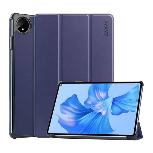 For Huawei MatePad Pro 11 2022 ENKAY Plastic Back Cover Smart Leather Stand Case