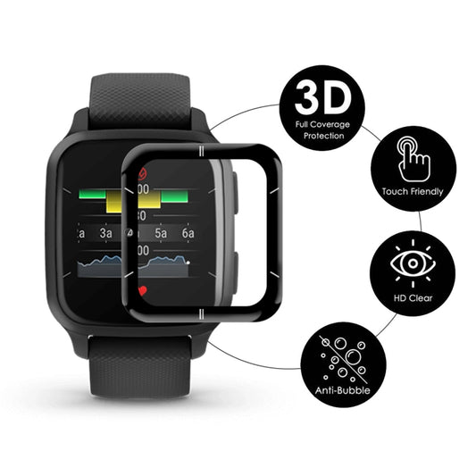 Pour Garmin Venu SQ 2 Film de protection d'écran ENKAY 3D Full Coverage Soft PC Edge + PMMA HD, 1 pièce, 2 pièces, 5 pièces, 10 pièces