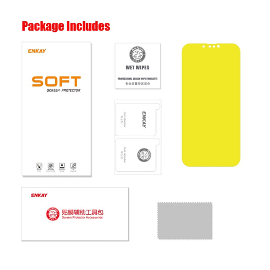 For iPhone 14 Plus / 13 Pro Max ENKAY Full Glue Explosion-proof Hydrogel Film, For iPhone 14 Plus / 13 Pro Max (1 PC), For iPhone 14 Plus / 13 Pro Max (2 PCS), For iPhone 14 Plus / 13 Pro Max (5 PCS), For iPhone 14 Plus / 13 Pro Max (10 PCS)