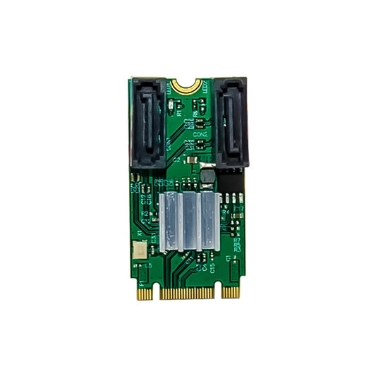 ST551 6Gbps PCIe B+M key to 2 Port SATA 3.0 Card M.2 to dual SATA Adapter, ST551