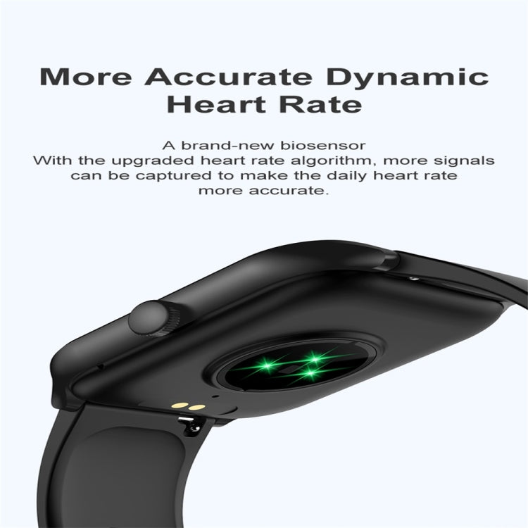 P58 1.96 inch Color Screen Smart Watch Support Heart Rate Monitoring / Blood Pressure Monitoring