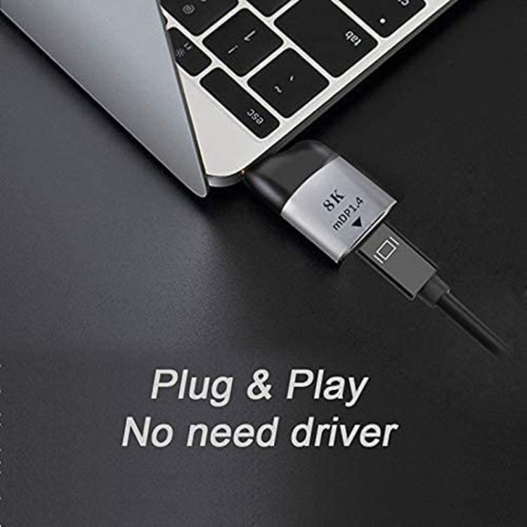 8K 60Hz Type-C to Mini Display Port Adapter for Tablet Phone Laptop