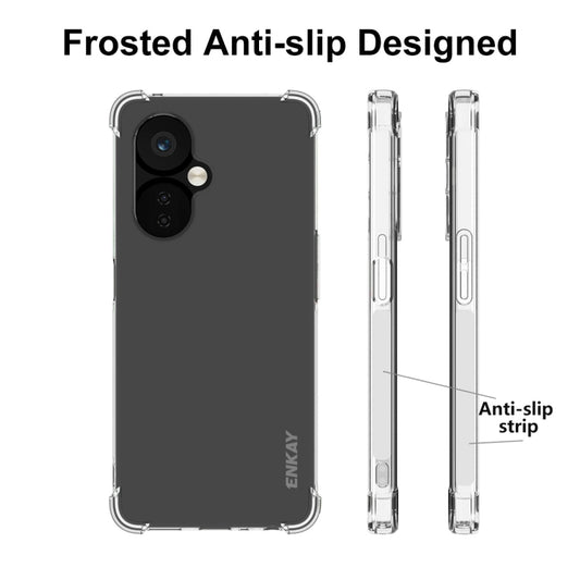 For OnePlus Nord CE 3 5G ENKAY Hat-Prince Clear TPU Shockproof Phone Case, For OnePlus Nord CE 3 5G