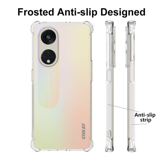 For OPPO Reno8 T 5G Global ENKAY Hat-Prince Clear TPU Shockproof Phone Case, For OPPO Reno8 T 5G Global