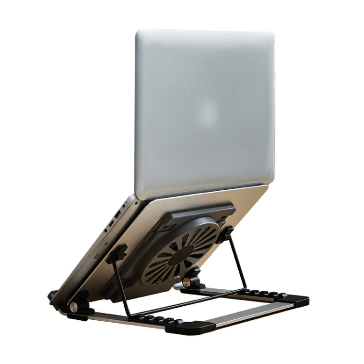 P3 Adjustable Aluminum Foldable Portable Laptop Notebook Fan Stand Bracket, P3