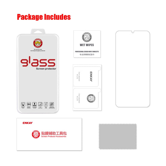 Für Samsung Galaxy A34 / M34 / F34 1 Stk. ENKAY Hat-Prince 0,26mm 9H 2.5D Hartglasfolie aus Aluminium-Silizium, Für Samsung Galaxy A34 / M34 / F34 (1 Stk.), Für Samsung Galaxy A34 / M34 / F34 (2 Stk.), Für Samsung Galaxy A34 / M34 / F34 (5 Stk.)