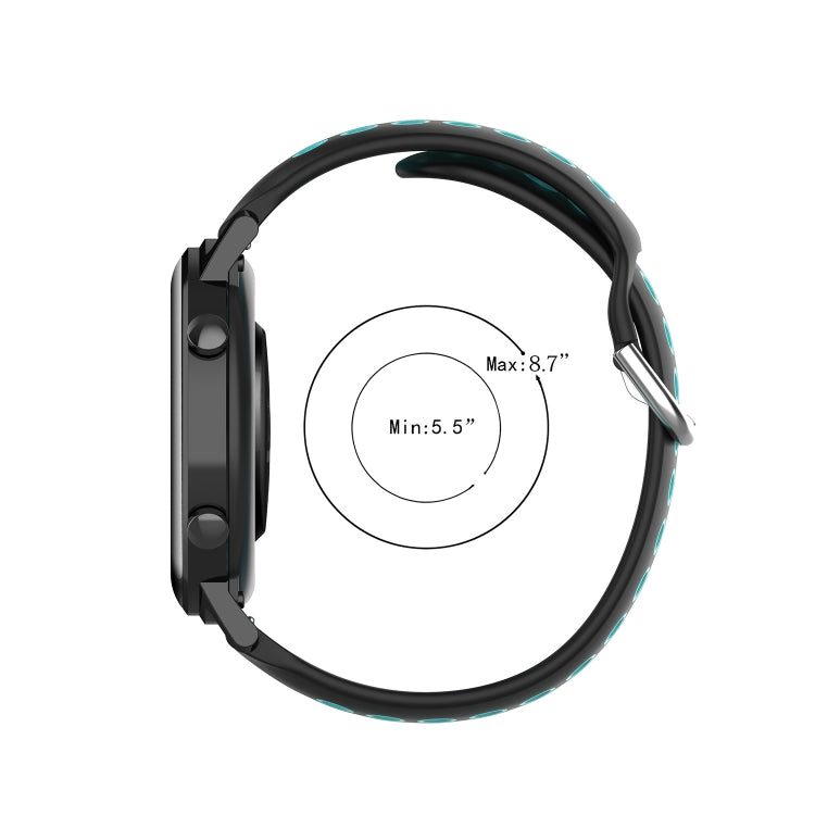 22mm Perforated Breathable Sports Silicone Watch Band, For Suunto 9 Peak Pro, For Suunto 9 Peak, For Suunto 5 Peak