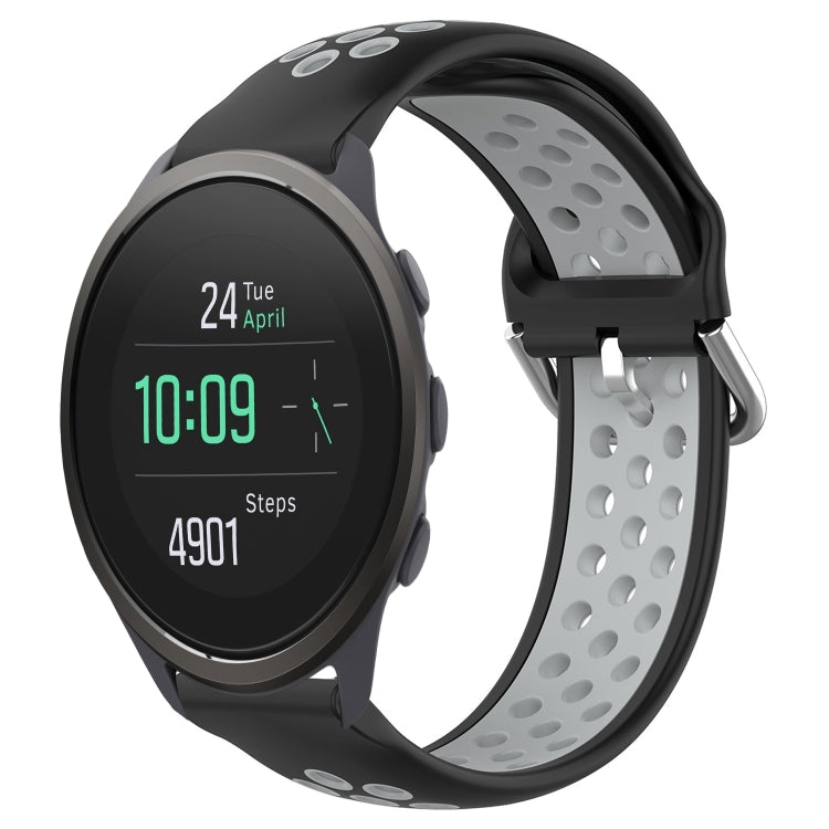 22mm Perforated Breathable Sports Silicone Watch Band, For Suunto 9 Peak Pro, For Suunto 9 Peak, For Suunto 5 Peak