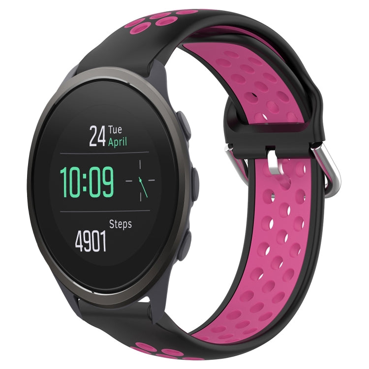 22mm Perforated Breathable Sports Silicone Watch Band, For Suunto 9 Peak Pro, For Suunto 9 Peak, For Suunto 5 Peak