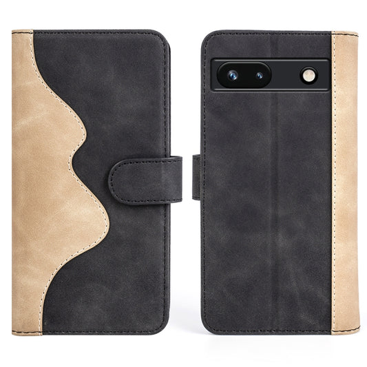 For Google Pixel 7a Stitching Horizontal Flip Leather Phone Case, For Google Pixel 7a