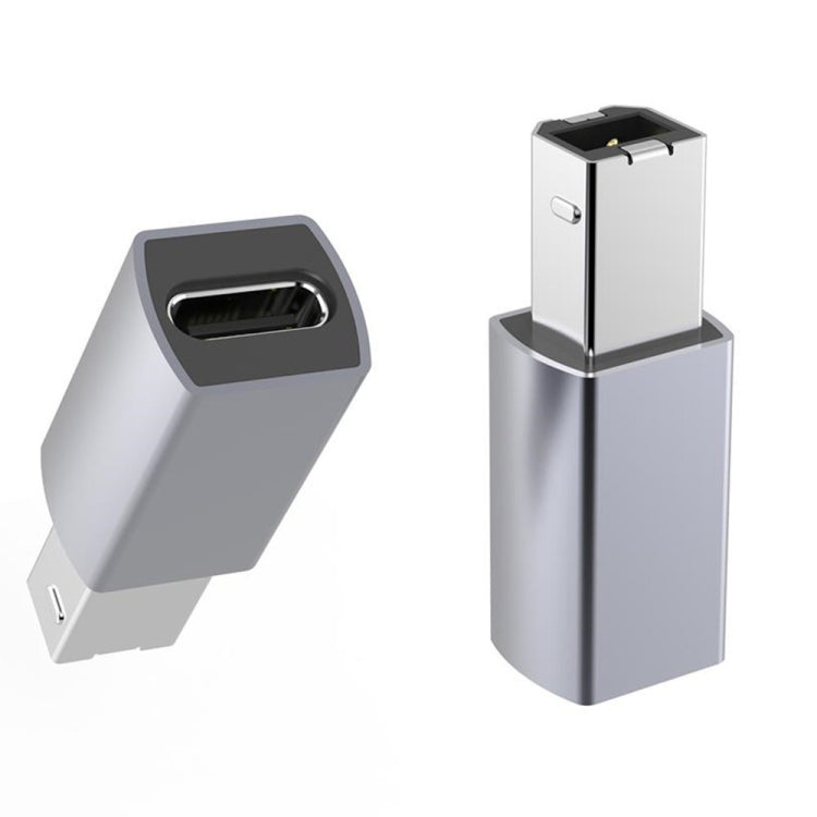 JUNSUNMAY USB Type-C Female to Male USB 2.0 Type-B Adapter Converter Connector for Printers Scanner Electric Piano, 1pc, 2pcs