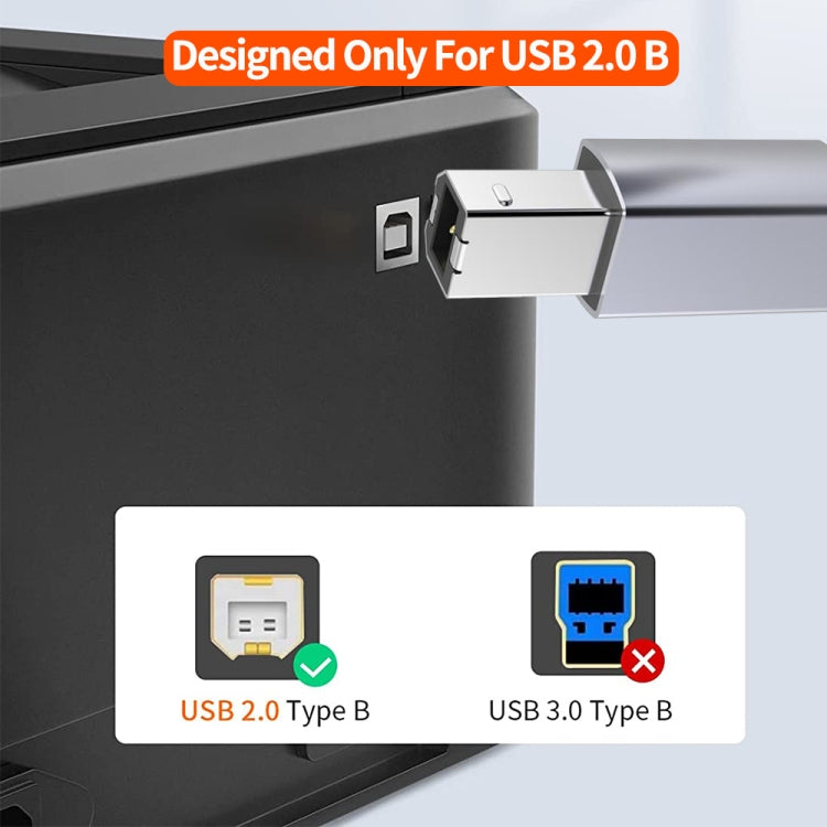 JUNSUNMAY USB Type-C Female to Male USB 2.0 Type-B Adapter Converter Connector for Printers Scanner Electric Piano, 1pc, 2pcs