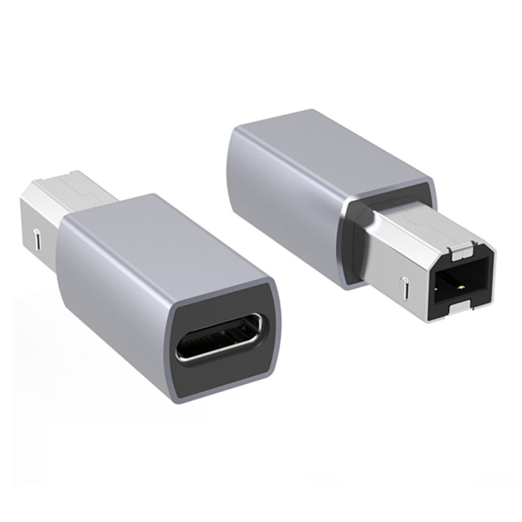 JUNSUNMAY USB Type-C Female to Male USB 2.0 Type-B Adapter Converter Connector for Printers Scanner Electric Piano, 1pc, 2pcs