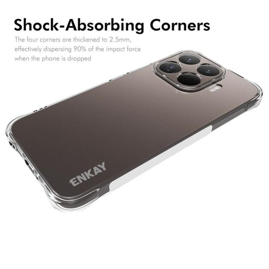 ENKAY Hat-Prince Transparent TPU Shockproof Phone Case, For Xiaomi 17T Pro5G, For Redmi 15a 5G, For Xiaomi 17T, For Xiaomi 17 Ultra, For Redmi Note 15 Pro 4G Global 163.2mm, For Redmi K90, For Redmi K90 Pro Max, For Redmi Note 15 Pro+ 5G Global 163.3mm...