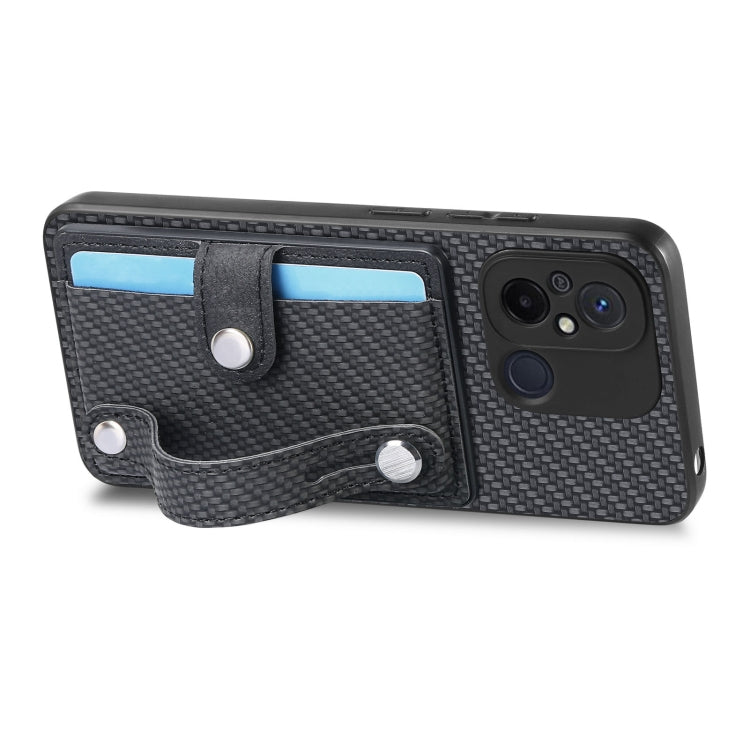 Wristband Kickstand Card Wallet Back Phone Case with Tool Knife, For Redmi Note 9S