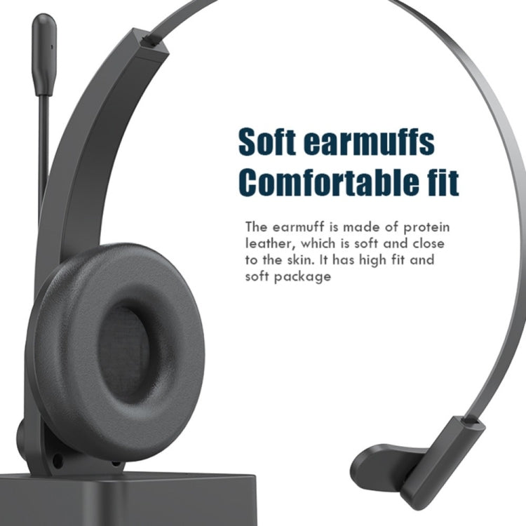 OY631 Bluetooth Noise Cancelling Single Ear Wireless Headphone With Microphone, OY631
