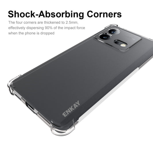 ENKAY Transparent TPU Shockproof Anti-slip Phone Case, For vivo iQOO Neo8 5G / Neo8 Pro 5G, For vivo Y35+, For vivo V29e, For vivo Y17s 4G Global, For vivo iQOO Z7 5G Global, For vivo Y36 4G EU Version