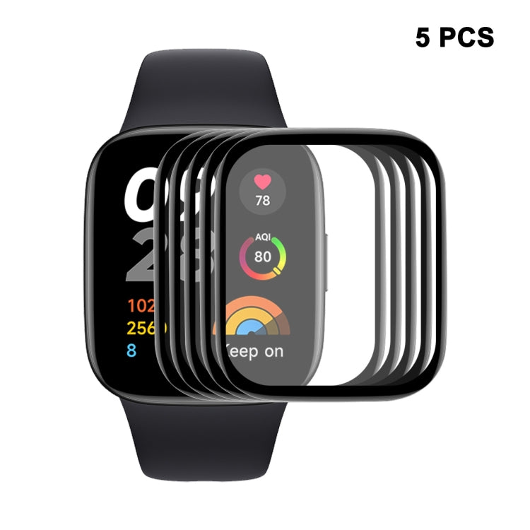 5pcs ENKAY ENKAY Film de protection d'écran 3D Full Coverage Soft PC Edge PMMA HD, Pour Redmi Watch 6, Pour Xiaomi Watch S4 41mm, Pour Redmi Watch Move, Pour Xiaomi Smart Band 10, Pour Redmi Band 3, Pour Xiaomi Smart Band 9 Active, Pour Xiaomi Watch S4