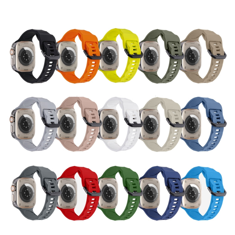 Ripple Silicone Sports Watch Band, For Apple Watch 5 44mm, For Apple Watch 4 44mm, For Apple Watch 3 42mm, For Apple Watch 2 42mm, For Apple Watch 42mm