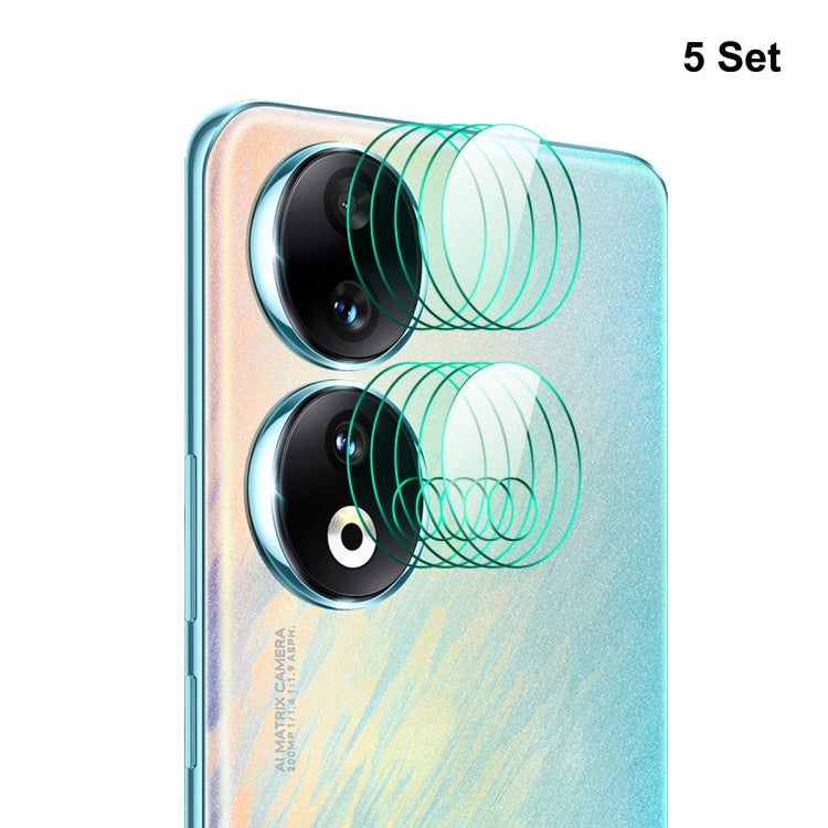 5Sets ENKAY Hat-Prince 9H Rear Camera Lens Tempered Glass Film, For Honor 90 Pro, For Honor 90
